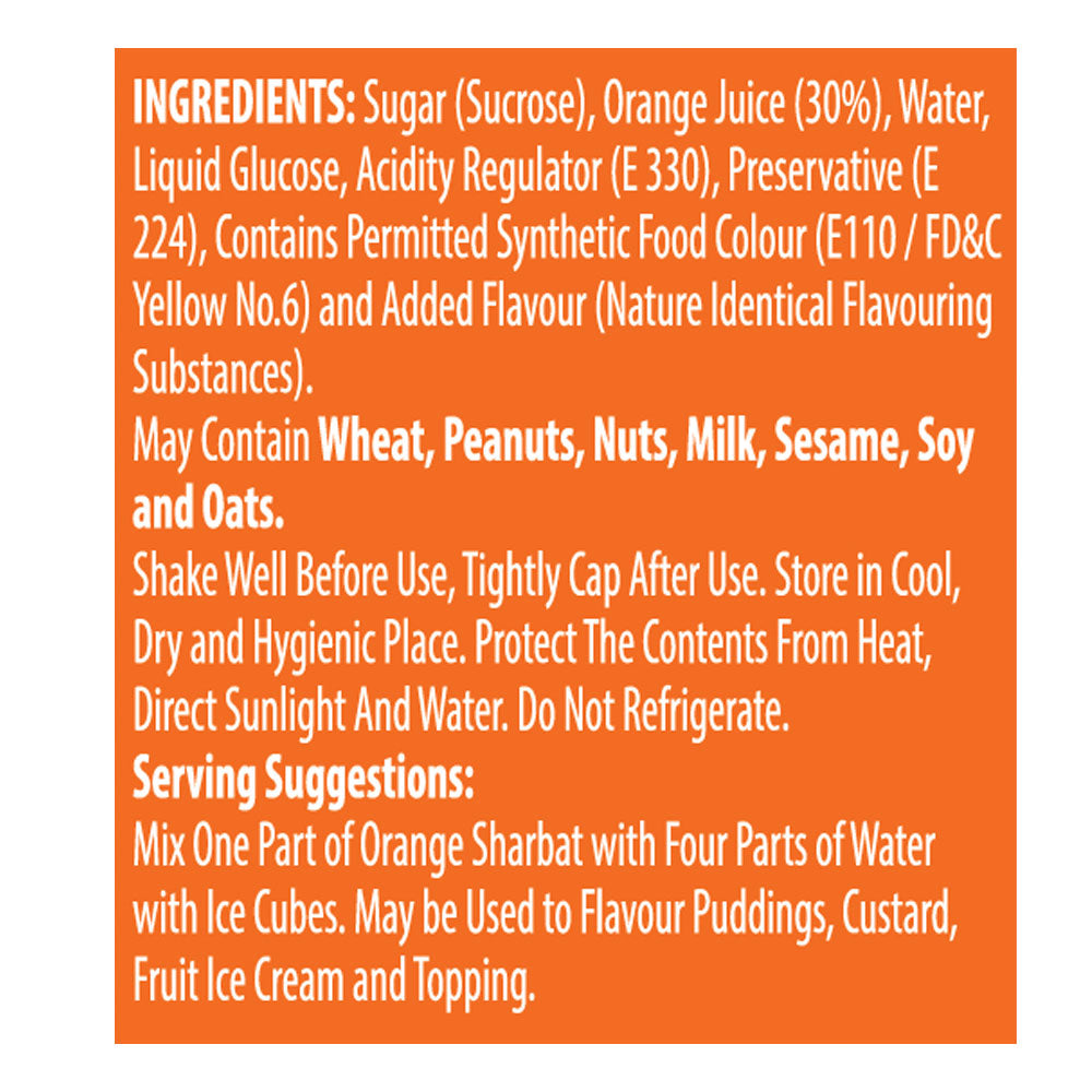 Bikano Orange Syrup 750 ml