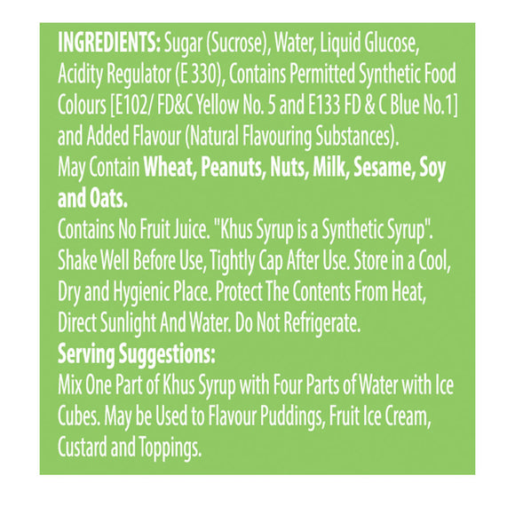 Bikano Khus Syrup 750ml - Bikano