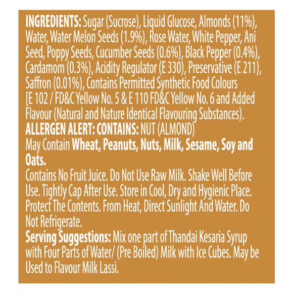 Bikano Thandai Kesariya 700ml