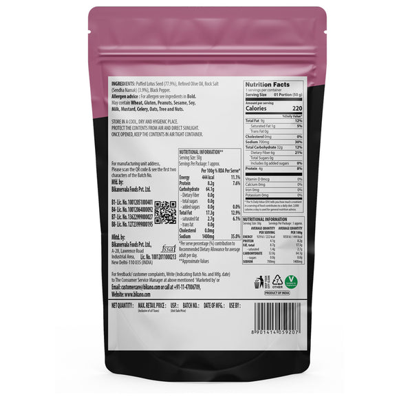 Makhana Himalayan Salt 50g