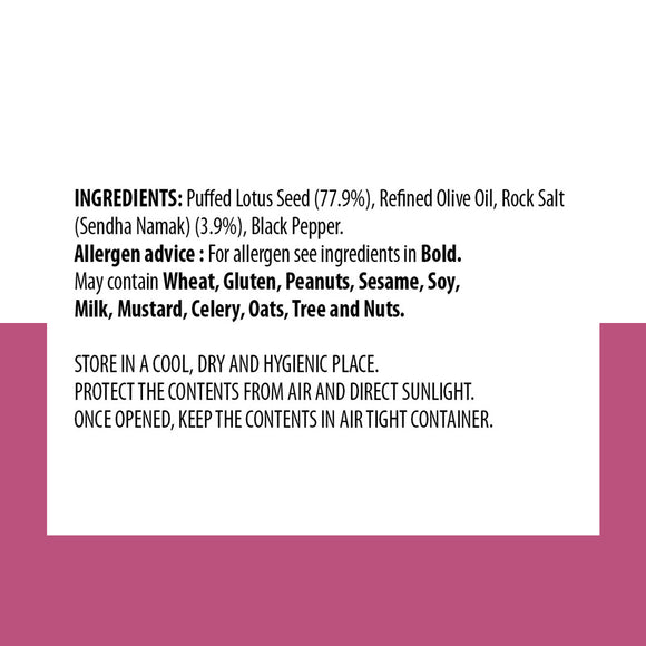 Makhana Himalayan Salt 50g