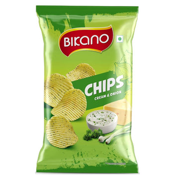 Cream and Onion Chips