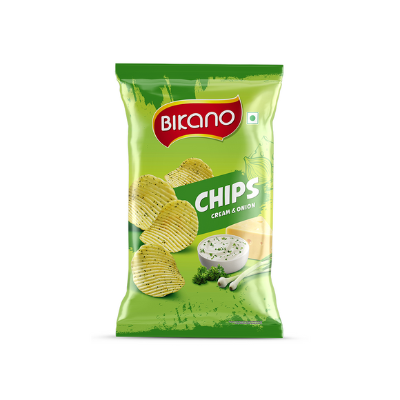 Cream and Onion Chips