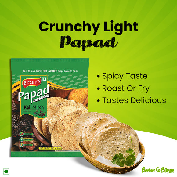 Kali Mirch Papad