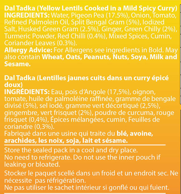 Dal Tadka (300g, RTE)