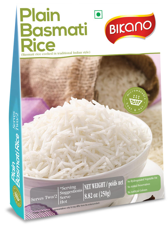 Plain Basmati Rice (250g, RTE)