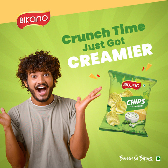 Bikano Cream and Onion Chips (BOGO)